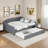 Upholstery Daybed With Trundle And Usb Charging Design