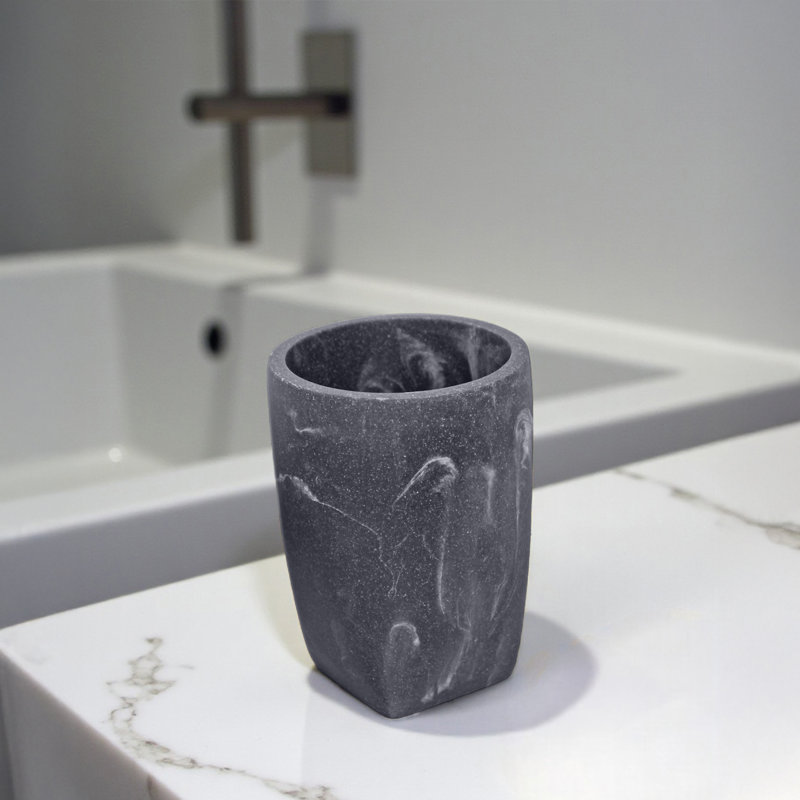 Davontay Bathroom Accessory Set, Grey