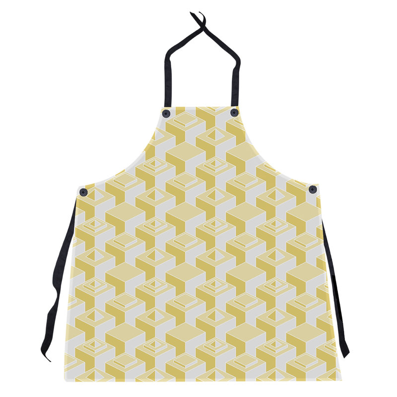 Tablier de gratte-ciels, Jaune/blanc