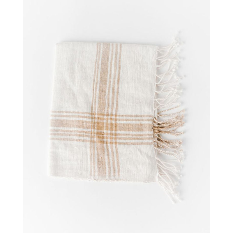 Débarbouillette en coton Cabin Hatch, Beige