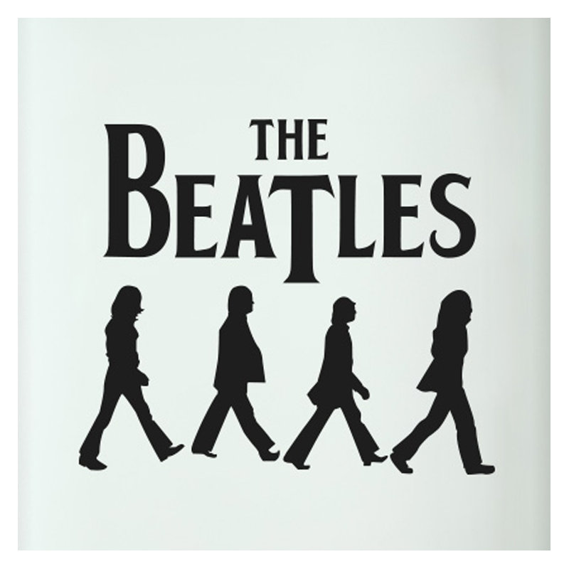 Entertainment Wall Decal, Black