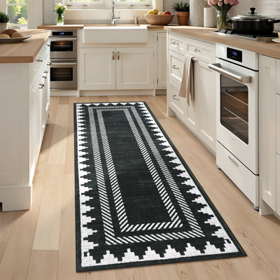 Tapis lavable Geometic Border