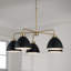 Lustre à intensité variable 5 lumières Ross-94392780