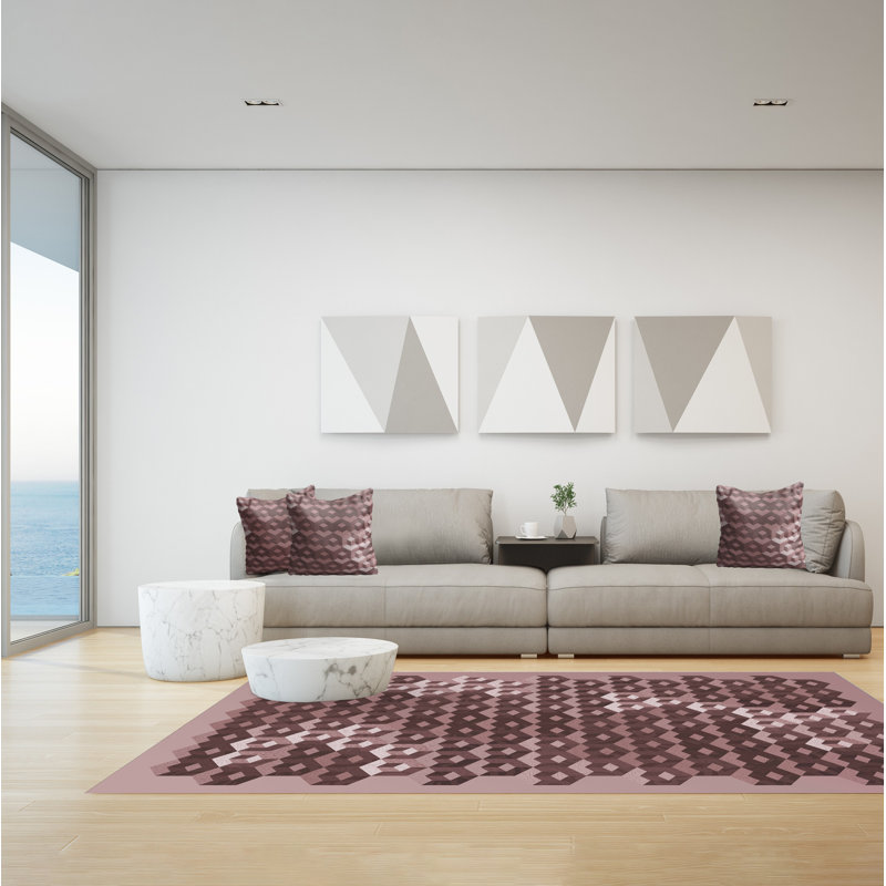 Genora Geometric Area Rug, Rectangle 140 x 200cm