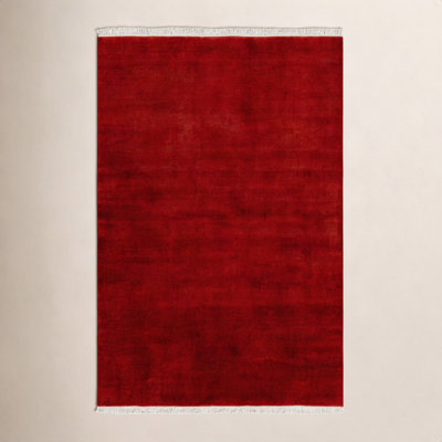 Clio Hand-Loomed Beige Wool Rug