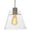 Loma 3 - Light Nickel Cone Pendant