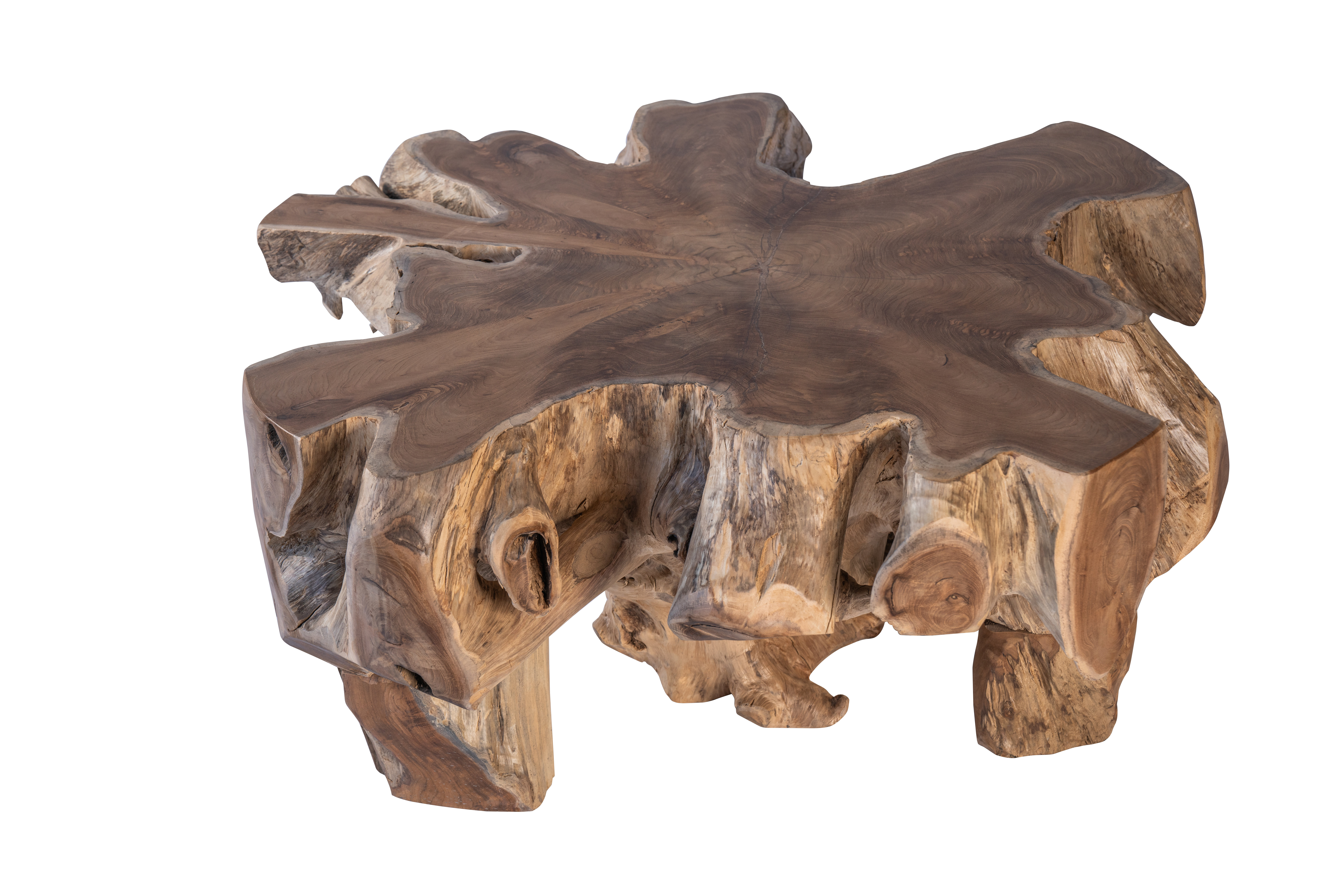 Solid Wood Abstract Coffee Table