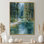 «Pine Trees Fraser River Calming Current», art sur toile, paysage vert