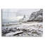 Art mural en verre épique «Gimsoy Beach 1» par Danny Head, 16 po x 12 po