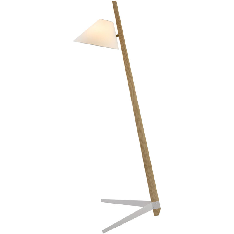 Lampe sur pied Kuchmel, Marron foncé