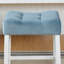 Ensemble de 2 tabourets à hauteur de comptoir en velours Morovo