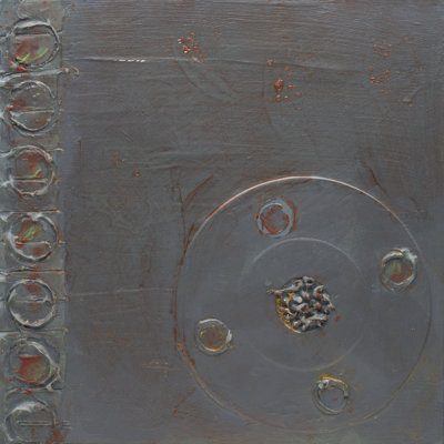 One-of-a-Kind Original Stargazer V - peinture sur toile sans cadre