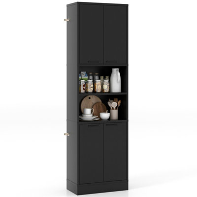 Armoire haute 75 po avec portes et tablettes