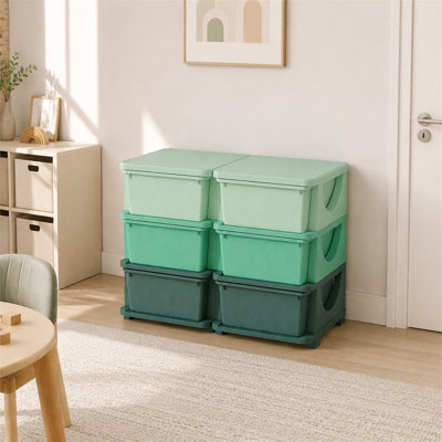 6 Drawer Storage Drawer