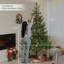 Arbre de Noël artificiel clairsemé avec base en acier-1845458871