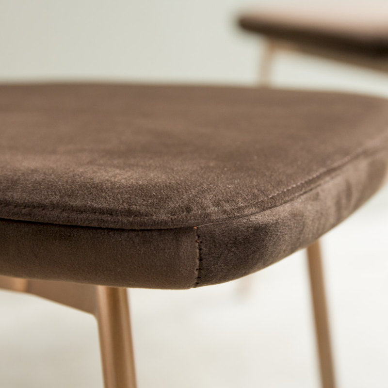 Yutapi Upholstered Dining Chair, Brown