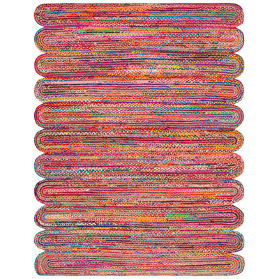 Abhay Hand Woven Jute, Cotton Rug