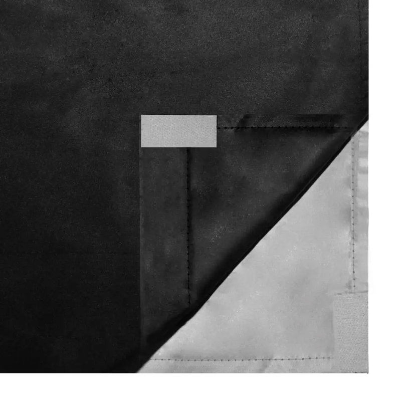 Blackout Curtain Pair, Black, 135 x 245 cm