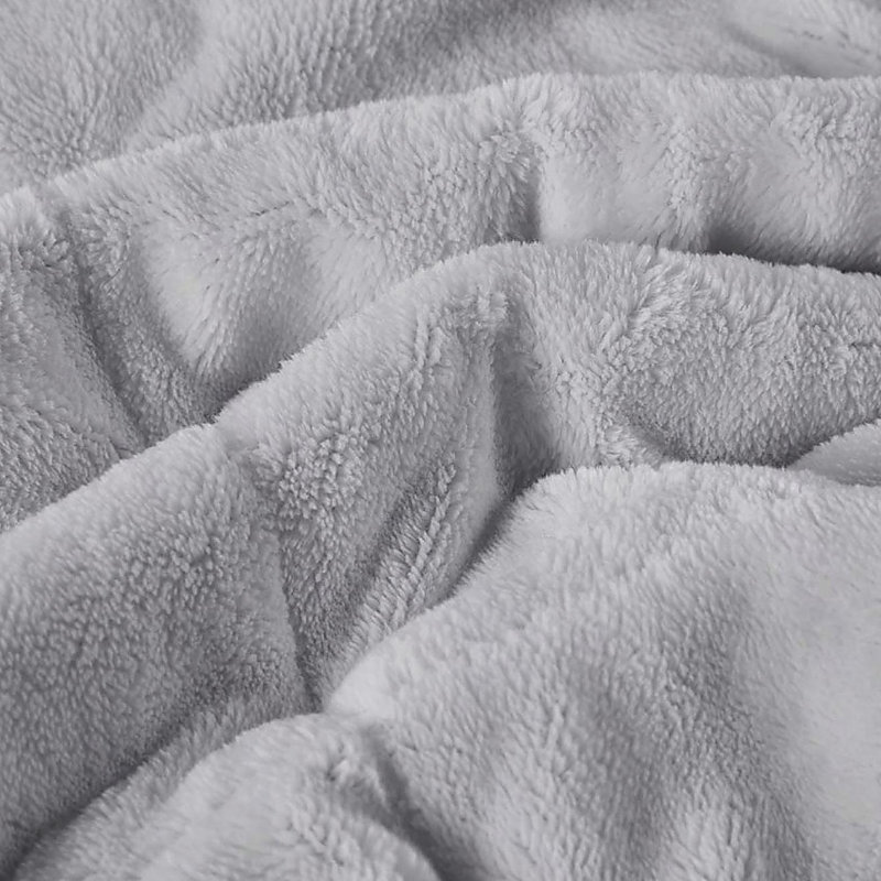 Couverture réversible en duvet HeiQ Smart, Gris, Lit simple