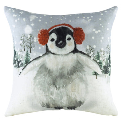 Floral Square Cushion Cover