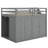Jeanni Kids Full Loft Bed with Drawers-2081829157