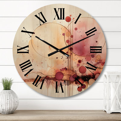 Horloge murale en bois surdimensionnée Vernesteen