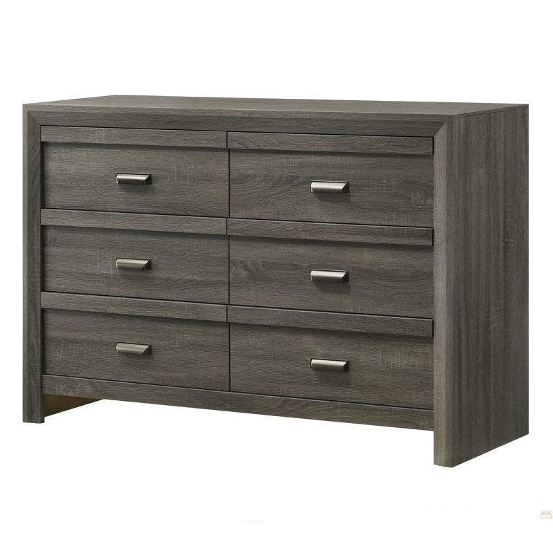 Commode 1 pièce à six tiroirs de rangement