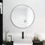 Cadre en aluminium 32 po x 32 po pour miroir de salle de bain