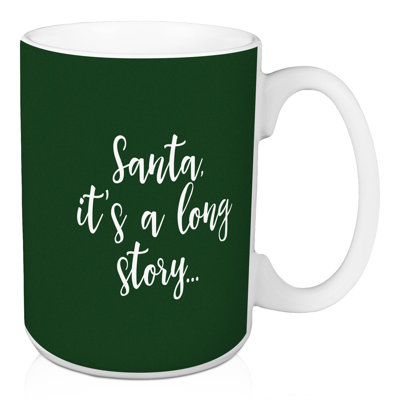 Grande tasse à café santa it is a long story Hajek