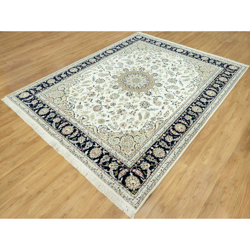 Tapis unique en laine nouvel âge Casundra 7 pi 10 po x 10 pi Casundra