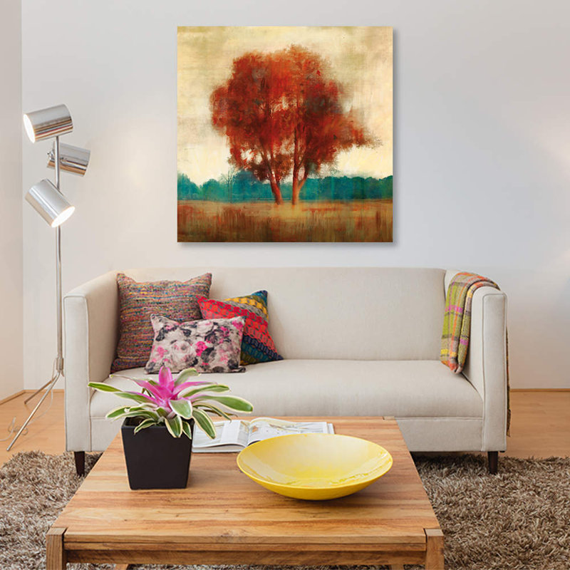 « dreamfall ii », impression sur toile, H 18 po x l 18 po x P 1,5 po, Pas de tapis, Toile tendue