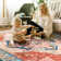 Groner Large Tranditional Rugs Living Room Rug Washable Bedroom Rug Non-Slip Colorful Vintage Accent Floor Carpet For Home Decor