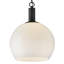 Luminaire suspendu dôme moyen avec verre opale-2078969047