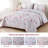3 Pieces Floral Quilt Set Lightweight Farmhouse Style Coverlet Sets For All Season-122582331-122582333