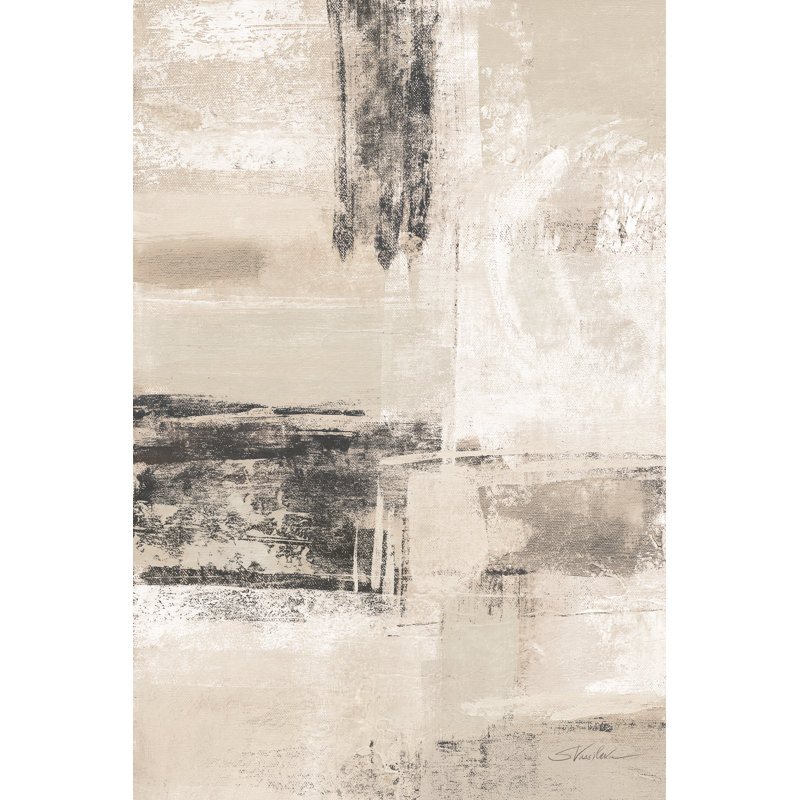 Neutral Shades II by Silvia Vassileva - Wrapped Canvas Painting, 122cm H x 81cm W