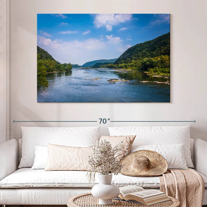 Vue dégagée de la rivière Alomac Potomac, H 34 po x l 51 po
