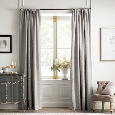 Amiyah Solid Room Darkening Thermal Rod Pocket Single Curtain Panel