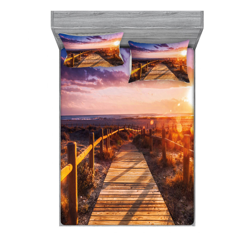 Microfiber Sheet Set, Full Sheet Set with 2 Pillowcases