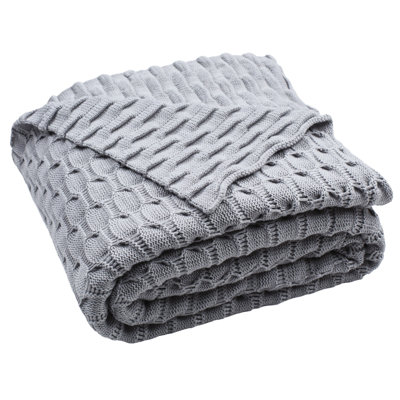 Noela Knitted Throw Blanket