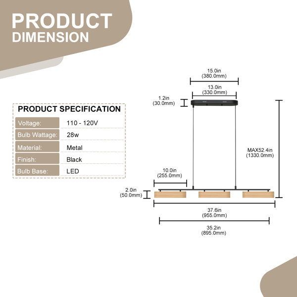 Dimensions du produit