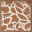Motif de feuille blanc et orange-1995497740