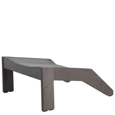 Ashland Adirondack Ottoman Slate Gray Wood