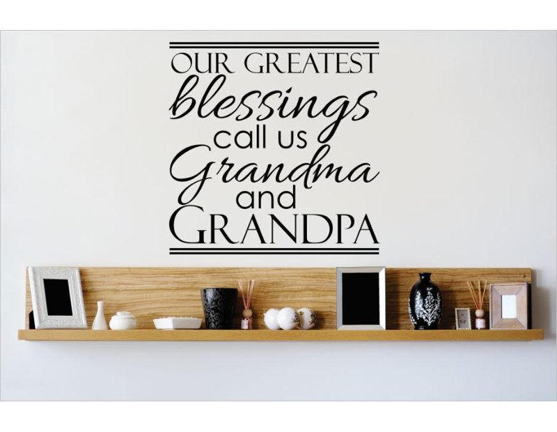 Text & Numbers Wall Decal, 18" H x 18" W x 0.16" D, Black