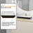 19" L x 12" W Semi-Recessed Vessel Sink Rectangular Above Counter Basin Drop-In Bathroom Sink-116864714