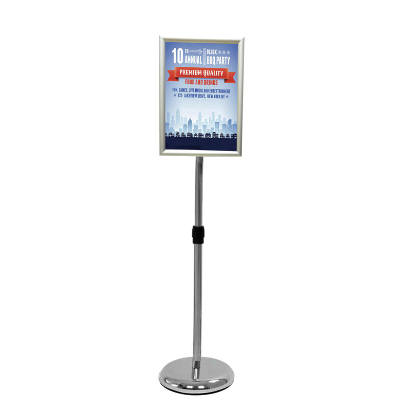 Porte-affiche sur pied