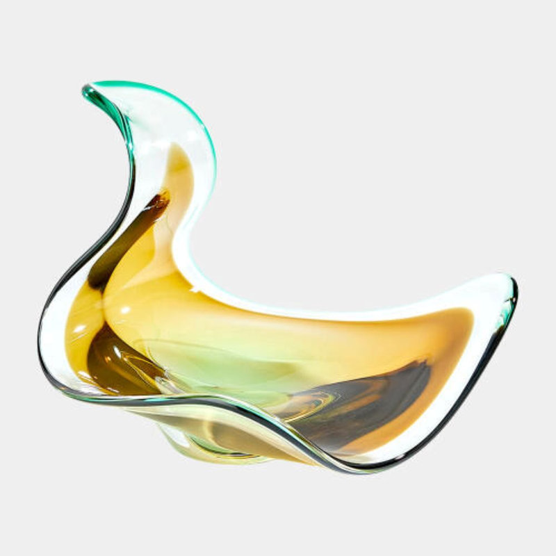 Wave Glass Decorative Bowl