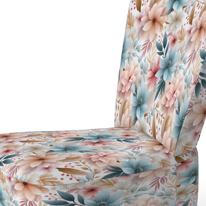 Chaise d'appoint rembourrée pastel