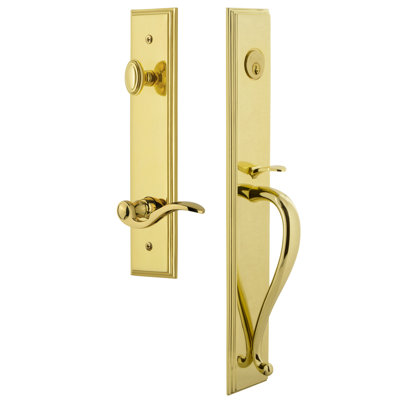 Carré One-Piece Complete Inactive Dummy Handleset with S Grip and Bellagio Lever