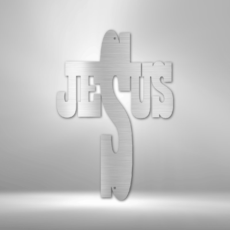 Décoration murale «Scripture Walls Jesus Cross», H 29,5 po x l 20 po x P 0,048 po