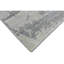 High-Quality Hand-Knotted Silver And Black Area Rug